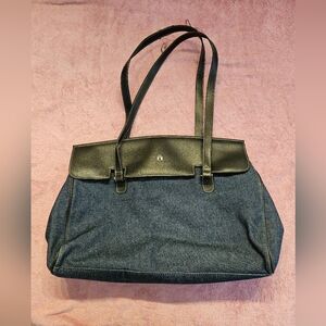 Stylish Black and Blue Women's Tote Bag